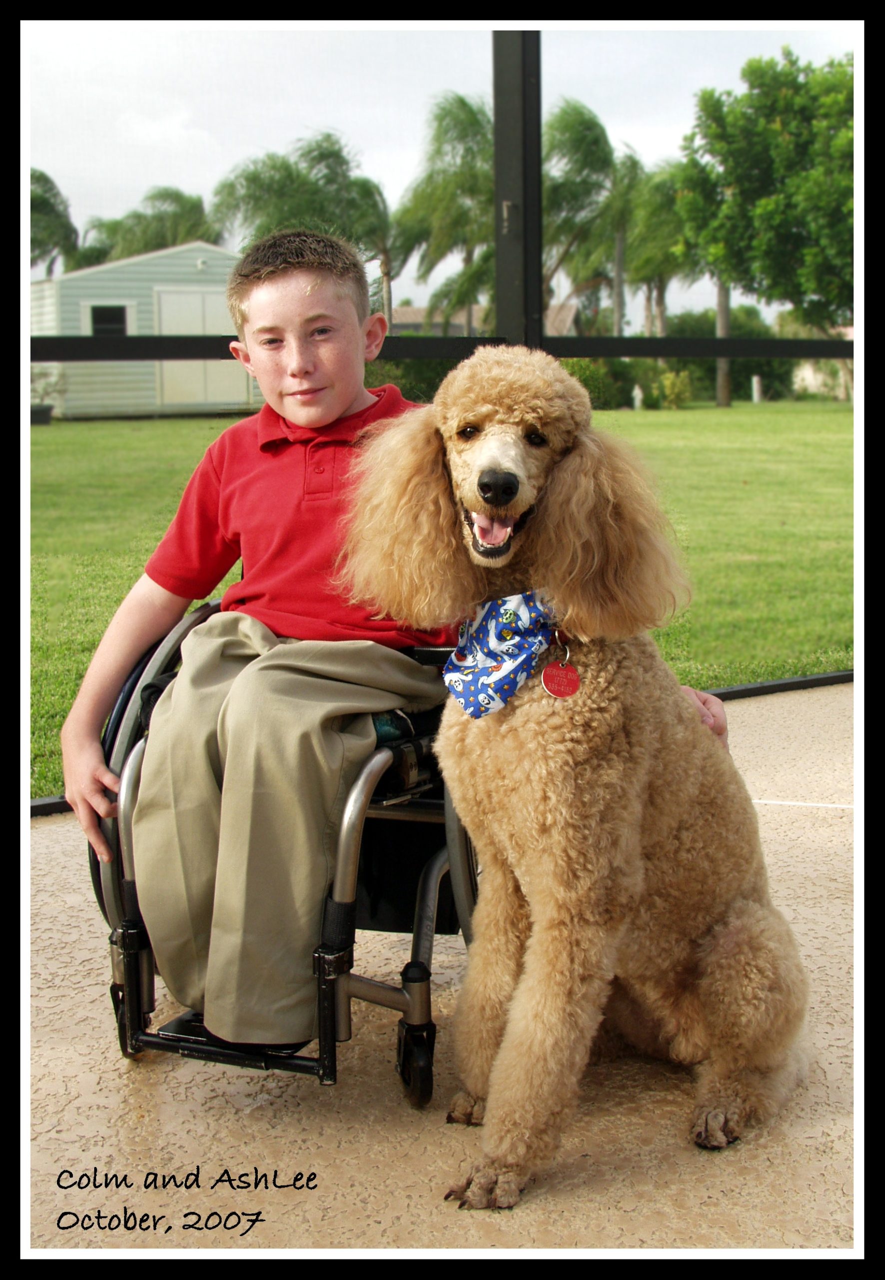 Canines For Disabled Kids Colm and Ashlee Canines For Disabled Kids